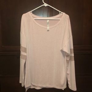 Lorna Jane pink sweater/long sleeve shirt